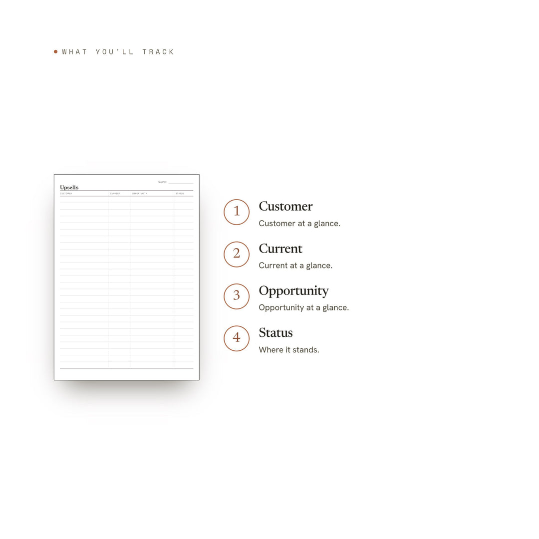 Upsells printable planner insert — preview image 8 of 20