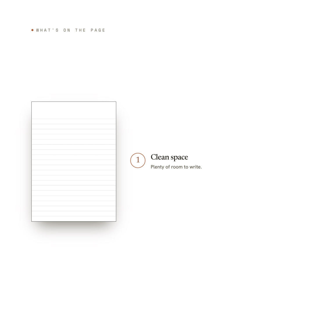 Wide Ruled printable planner insert — preview image 8 of 20
