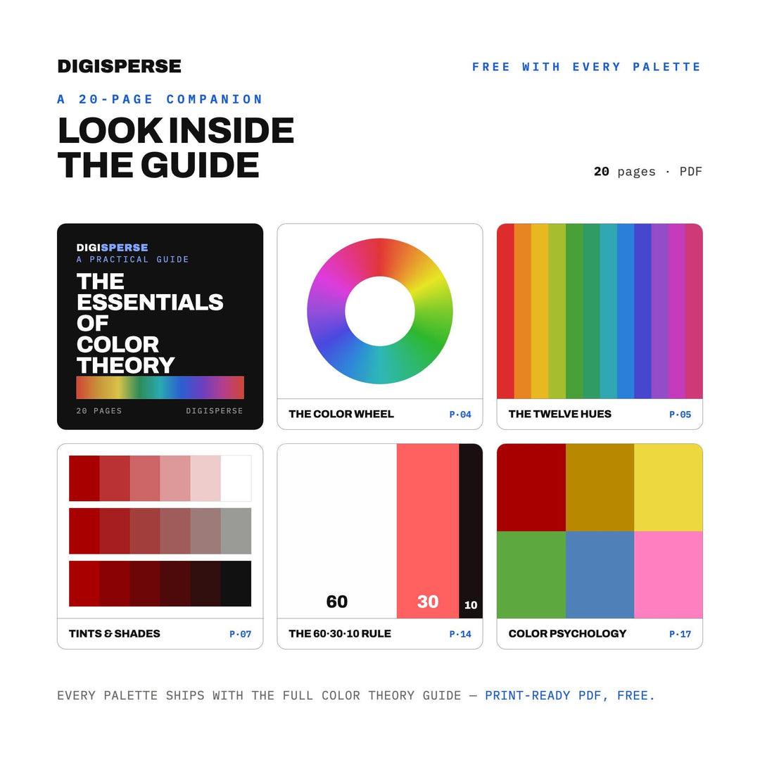County Fair Freedom Color Palette | 30 Colors | Hex RGB CMYK | Procreate Swatches + ASE | Digital Download