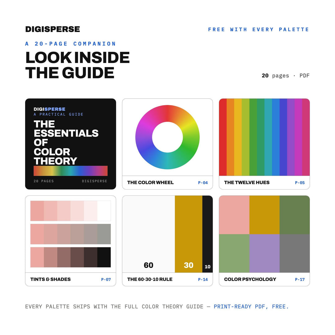 Graduation Afterglow Color Palette | 30 Colors | Hex RGB CMYK | Procreate Swatches + ASE | Digital Download