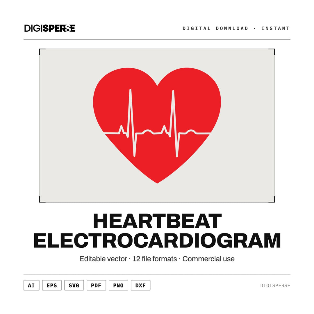 Heartbeat Graphic (12 File Formats)