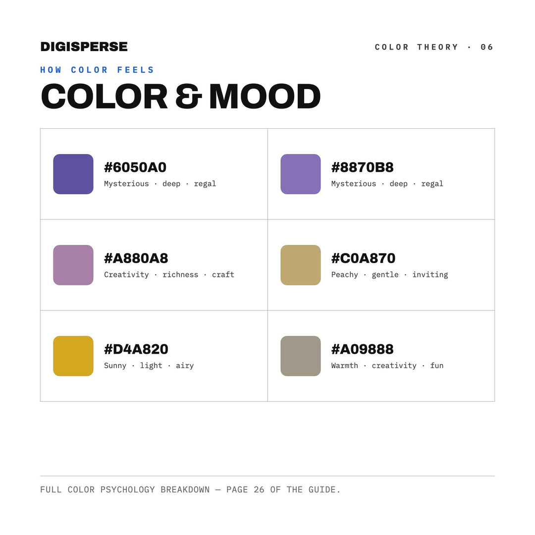 Lavender Farm Peak Color Palette | 30 Procreate Swatches, ASE, PDF (Digital Download)
