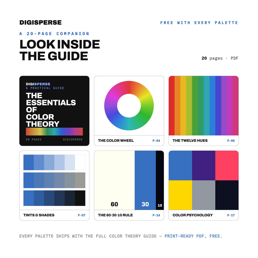 Celestial Bodies Color Palette | 30 Procreate Swatches, ASE, PDF Guide (Digital Download)