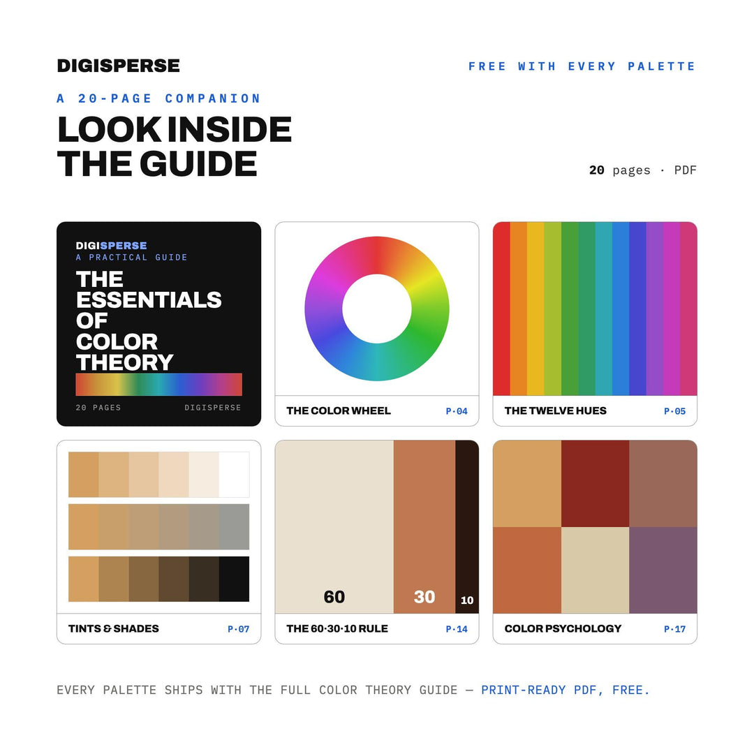 Warm Desert Color Palette for Southwest Landscape Art and Earthy Branding, 30 Canyon Rock Hues, Procreate Swatches, Hex Codes