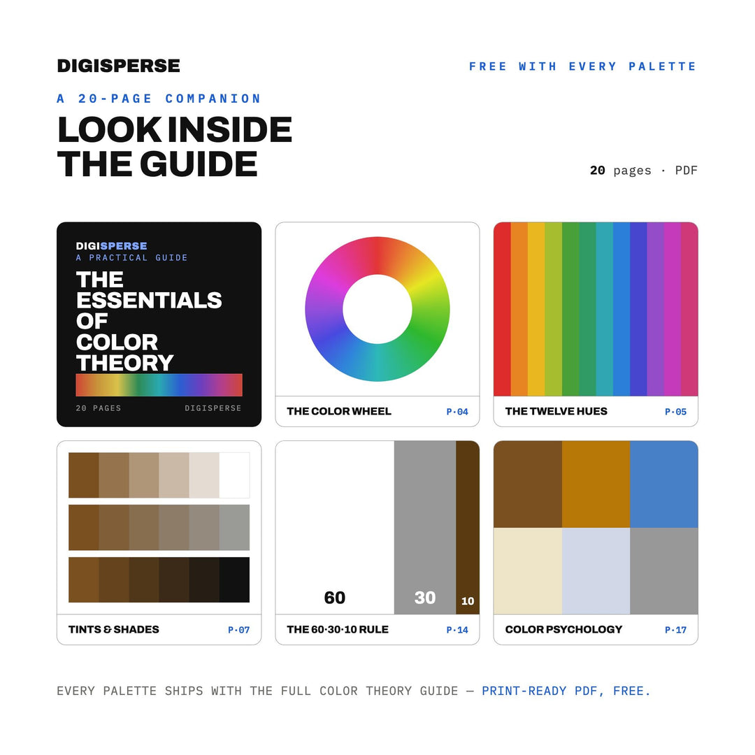 Sacred Geometry Color Palette | 30 Hex RGB CMYK Colors (Digital Download)