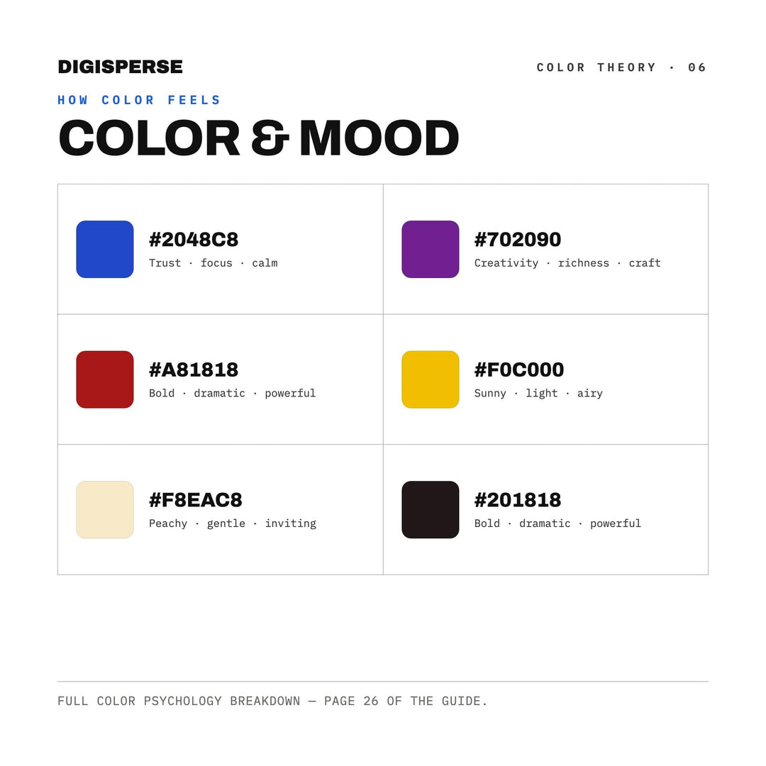 Musical Theater Color Palette | 30 Colors, Hex, RGB, CMYK (Digital Download)