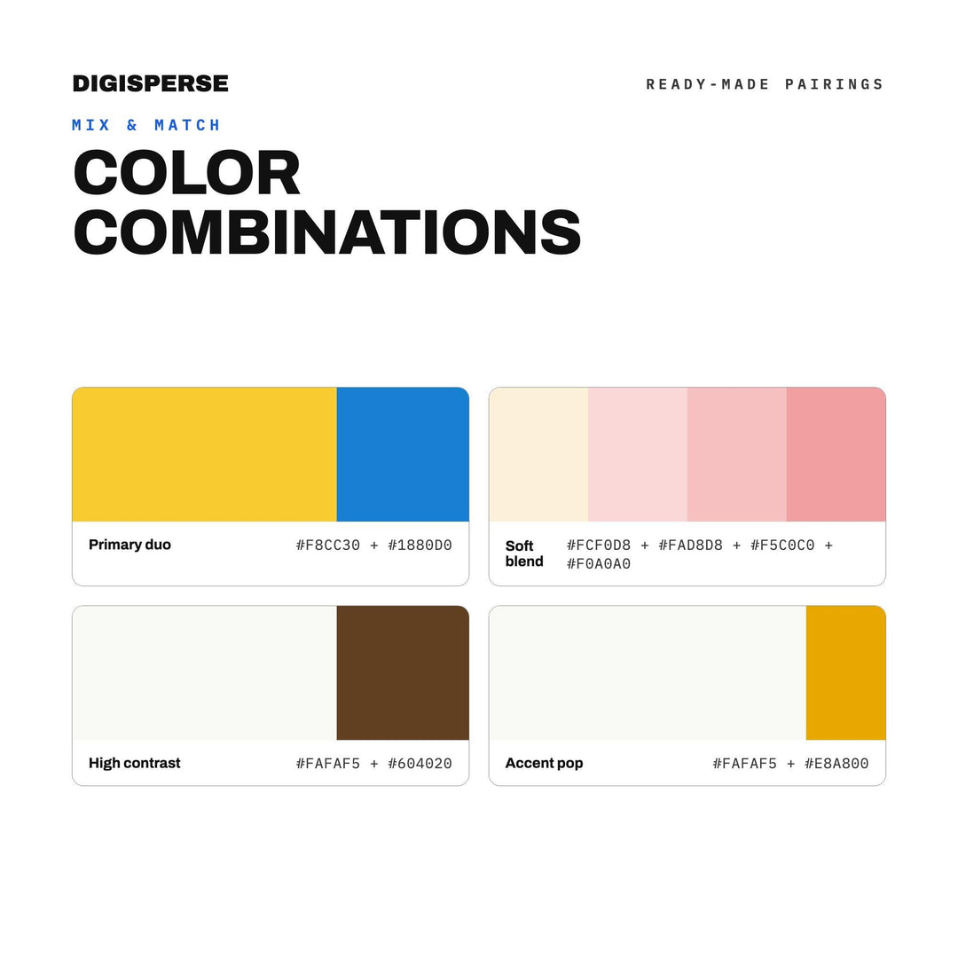 Bossa Nova Color Palette | 30 Colors | Hex RGB CMYK | Color Guide | Procreate Swatches + ASE | Digital Download