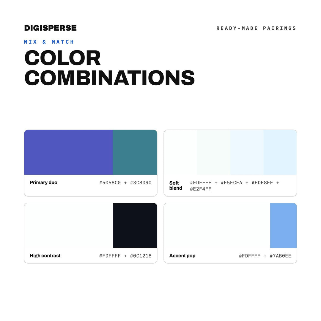 Lightning Strike Color Palette | 30 Colors | Hex RGB CMYK | Color Guide | Procreate Swatches + ASE | Digital Download