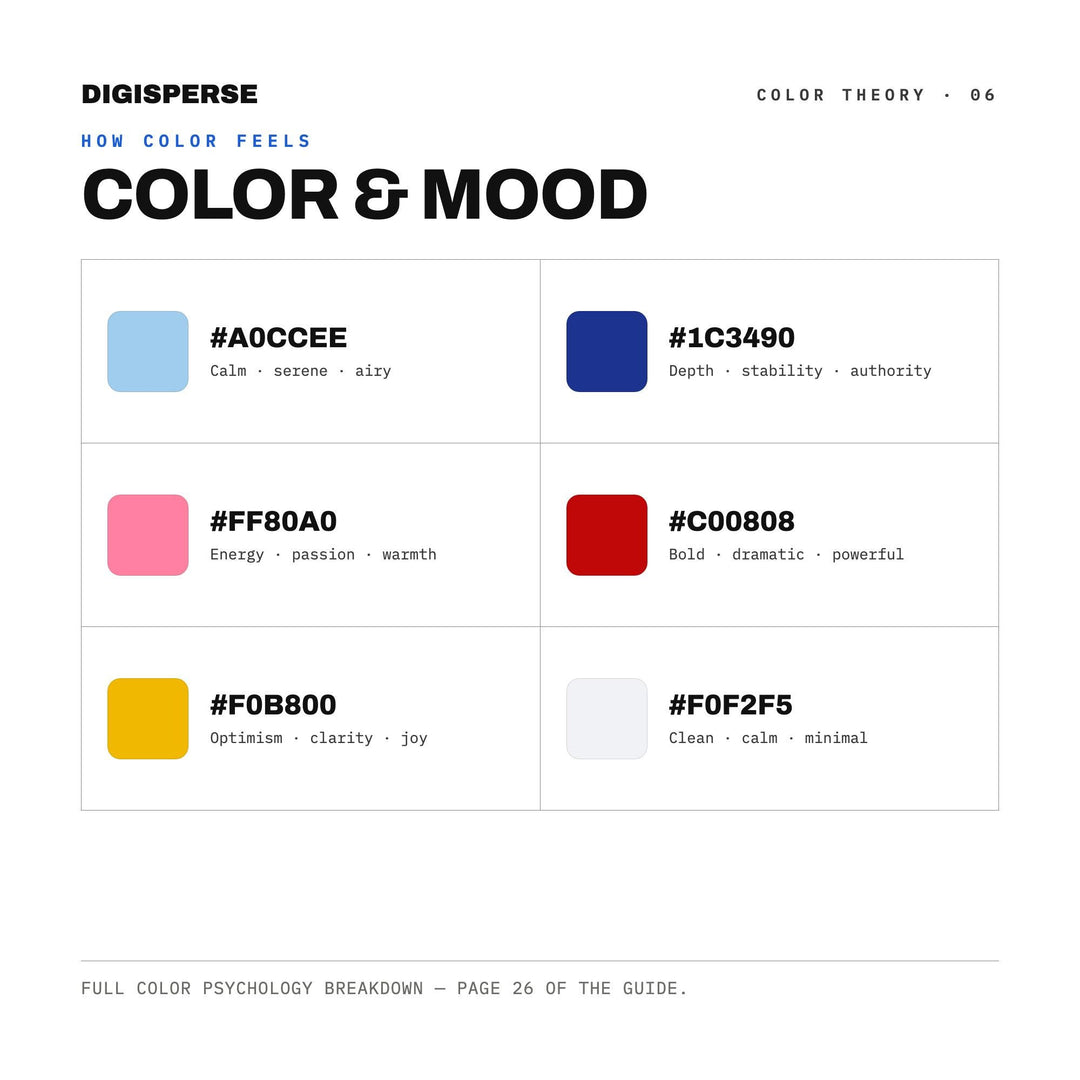 Main Street Parade Color Palette | 30 Colors | Hex RGB CMYK | Procreate Swatches + ASE | Digital Download