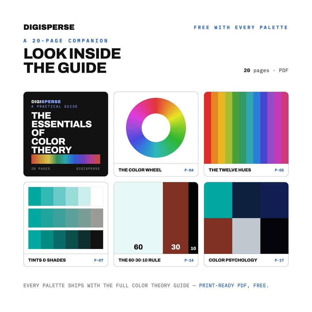 Deep Ocean Midnight Color Palette | 30 Procreate Swatches, ASE (Digital Download)