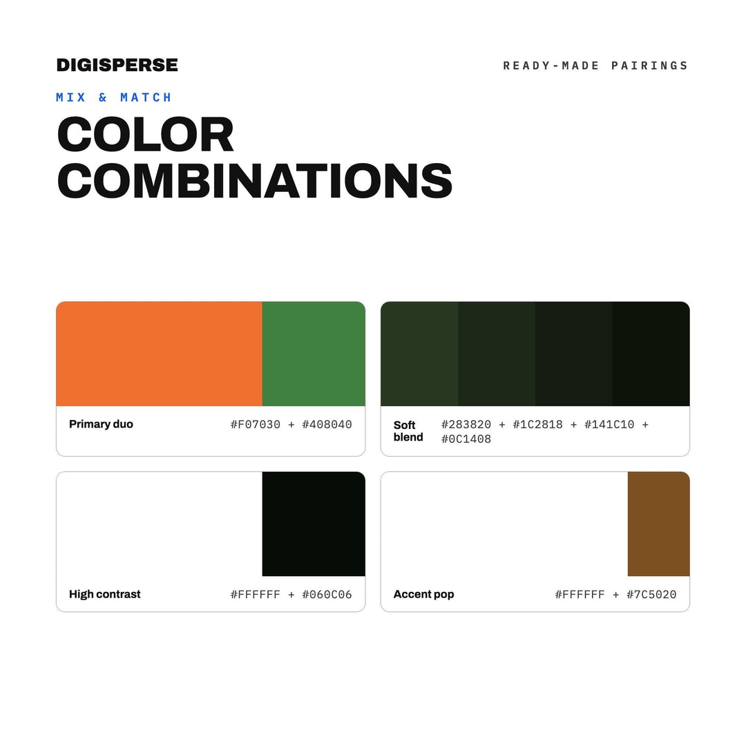 Borneo Jungle Color Palette | 30 Procreate Swatches, HEX, RGB, CMYK (Digital Download)