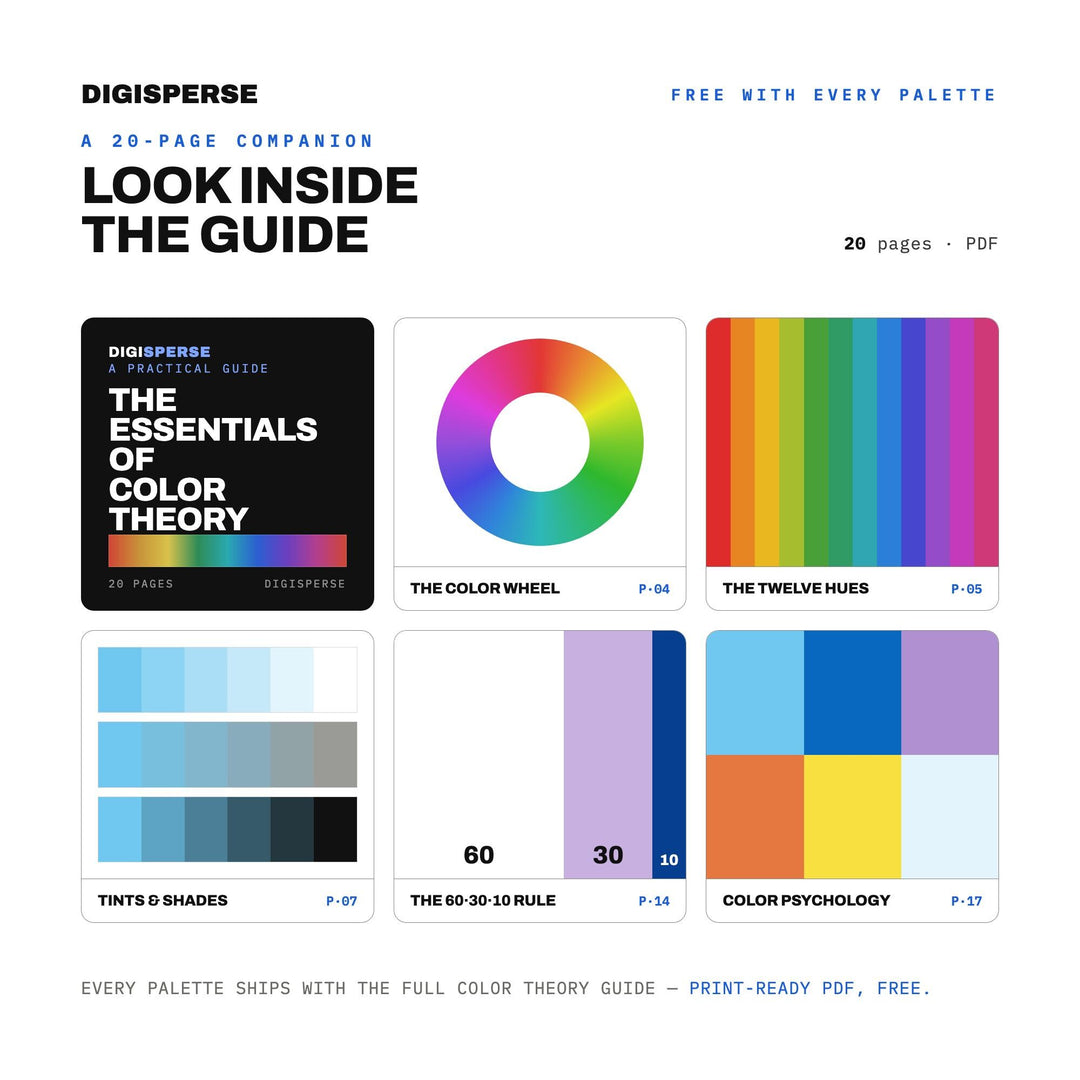 French Riviera Color Palette | 30 Colors | Hex RGB CMYK | Color Guide | Procreate Swatches + ASE | Digital Download