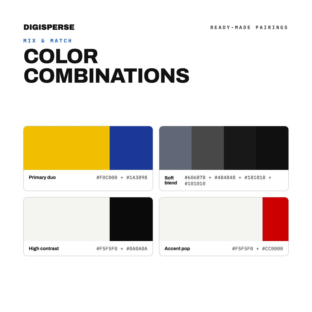 Bold Experimental Color Palette for Modern Art Prints and Edgy Fashion Branding, 30 Avant Garde Hues, Procreate Swatches, Hex Codes