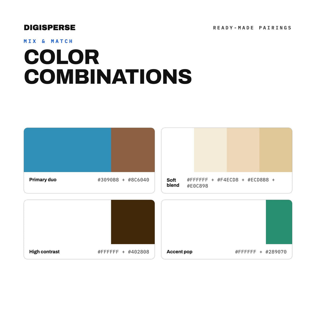 Turquoise Mesa Color Palette | 30 Southwestern Colors, Procreate, ASE (Digital Download)