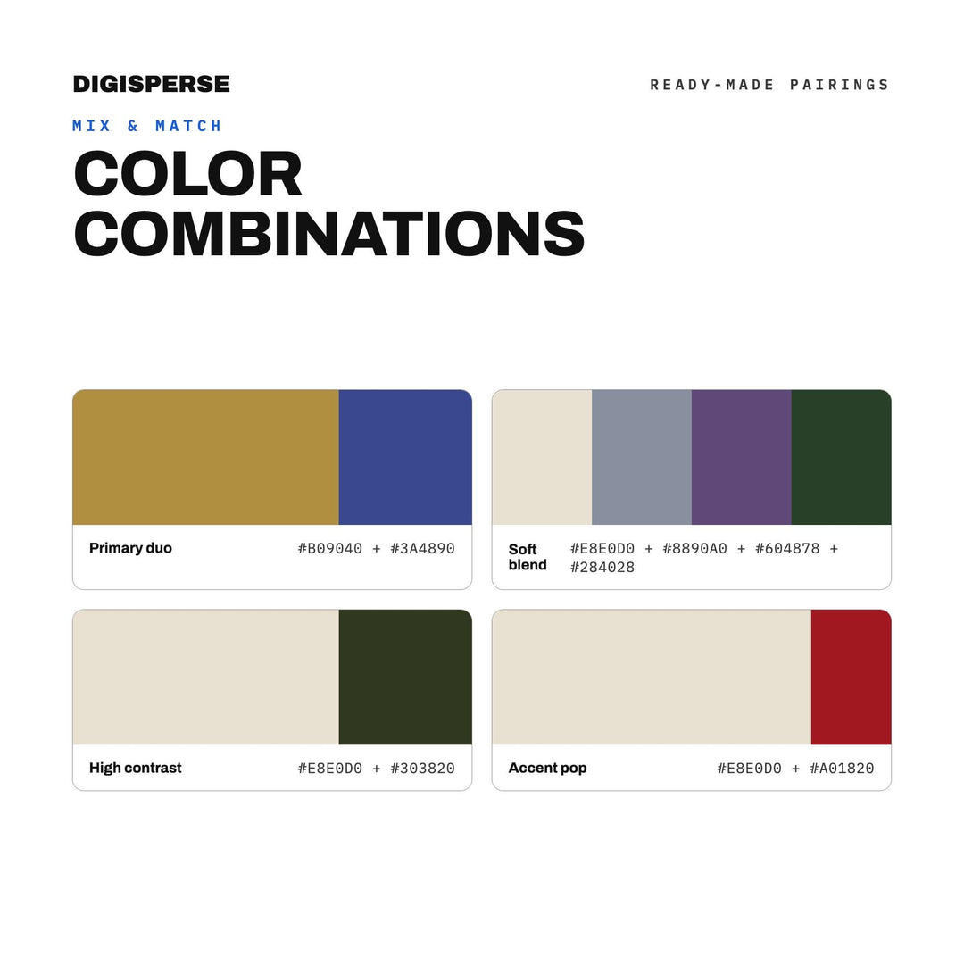 Thirteen Original Colonies Color Palette | 30 Colors | Hex RGB CMYK | Procreate Swatches + ASE | Digital Download