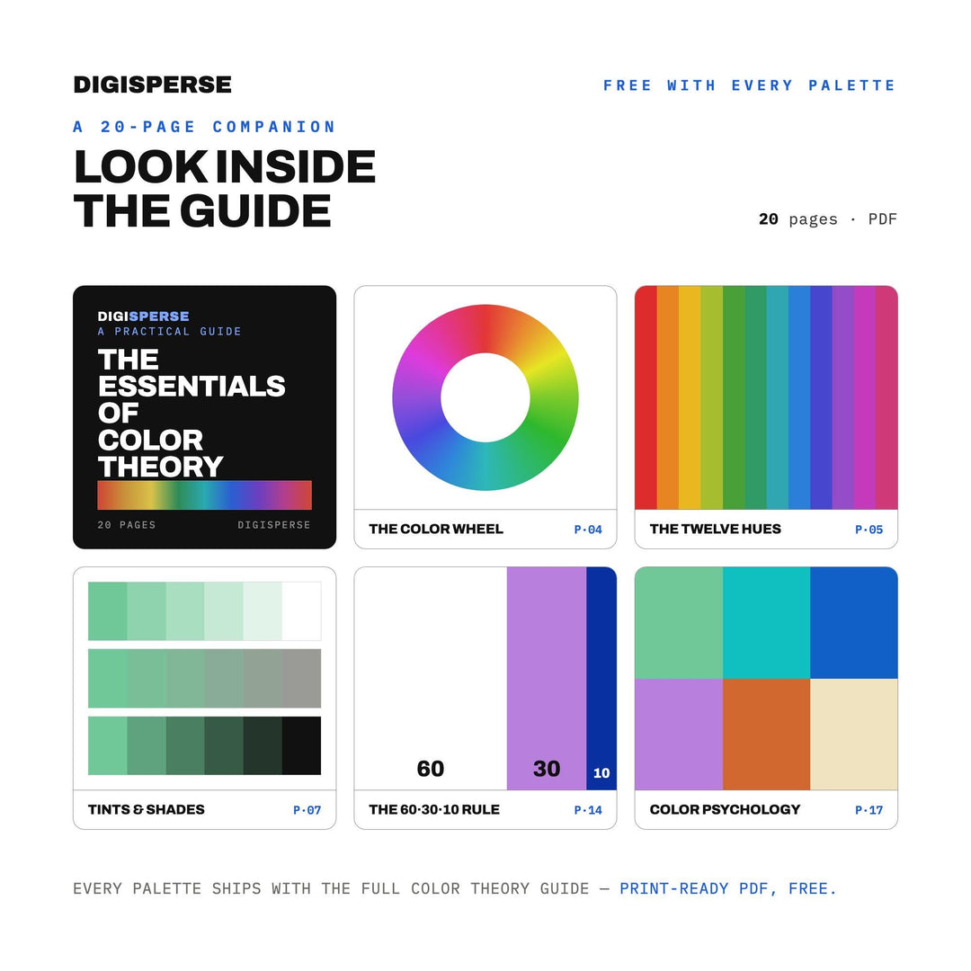 Great Barrier Reef Color Palette | 30 Procreate Swatches, Hex, RGB, CMYK (Digital Download)