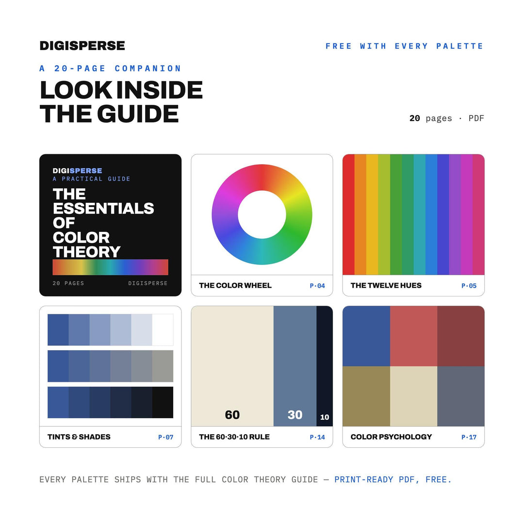 Old Glory Weathered Color Palette | 30 Procreate Swatches, Hex, RGB, CMYK, ASE (Digital Download)