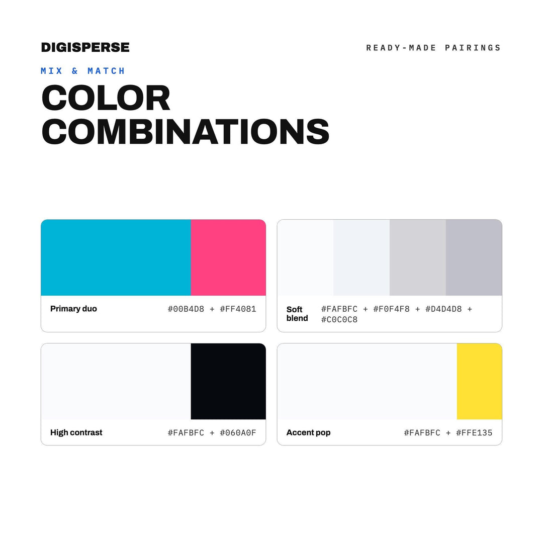 Retro Futurism Color Palette | 30 Colors | Hex RGB CMYK | Color Guide | Procreate Swatches + ASE | Digital Download