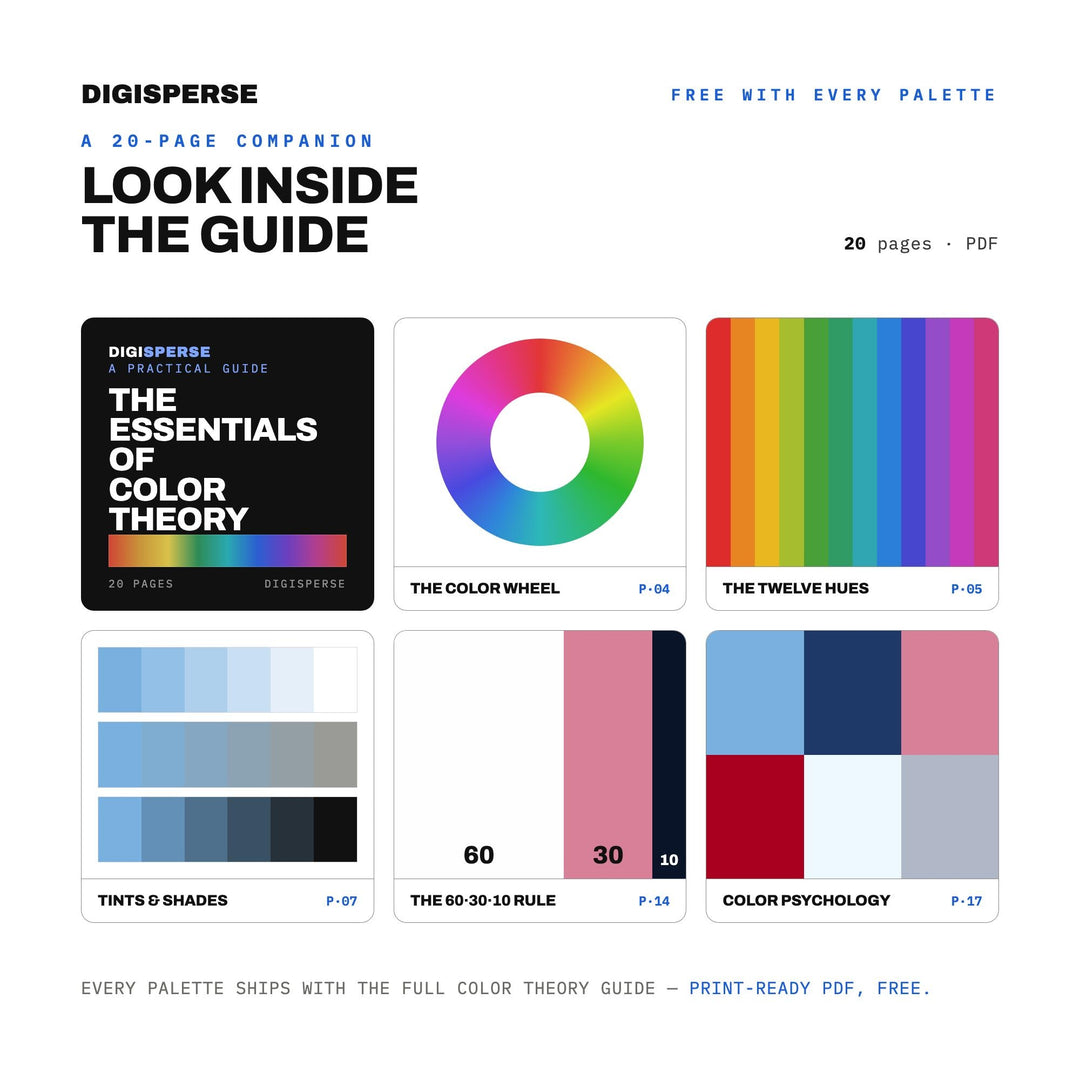 Cool Winter Color Palette for Ice Rink Art and Frosty Holiday Branding, 30 Skating Blue Hues, Procreate Swatches