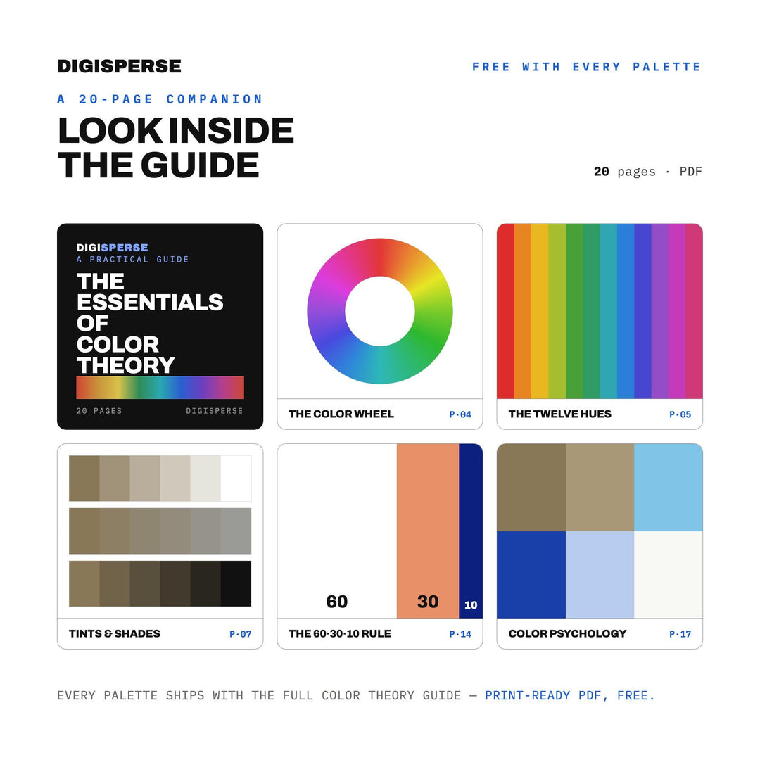 Greek Island Color Palette | 30 Procreate Swatches, ASE Guide (Digital Download)