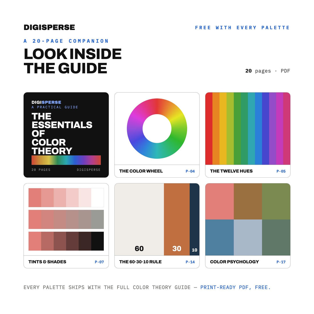 River Delta Birds Eye Color Palette | 30 Colors | Hex RGB CMYK | Procreate Swatches + ASE | Digital Download