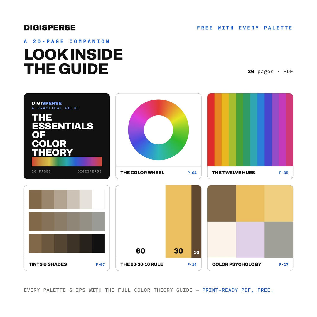 Soft Tea Inspired Color Palette for Calm Branding and Cozy Kitchen Art, 30 Earl Grey Neutral Hues, Procreate Swatches, Hex Codes