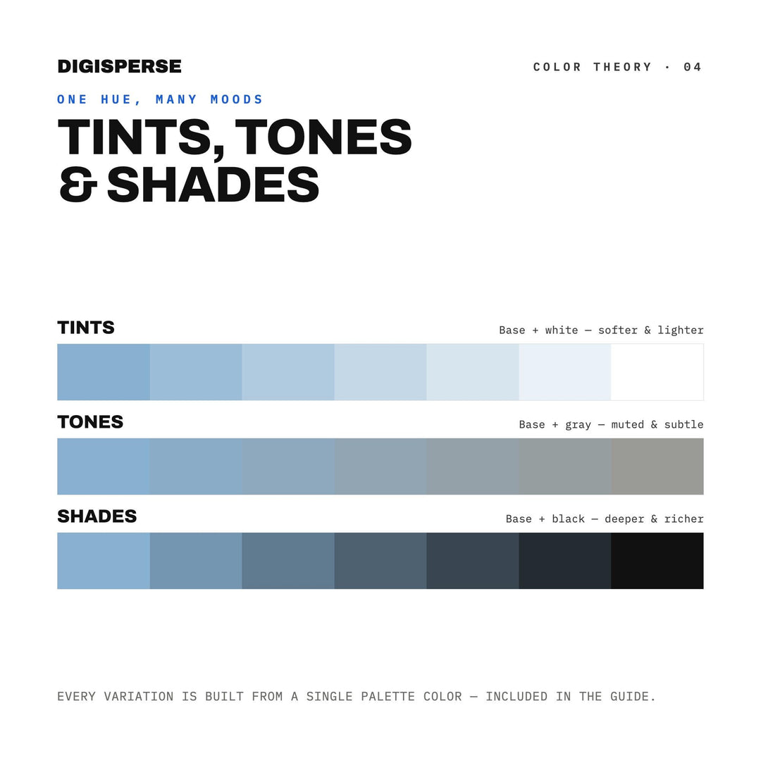 First Snow Color Palette | 30 Colors | Hex RGB CMYK | Color Guide | Procreate Swatches + ASE | Digital Download