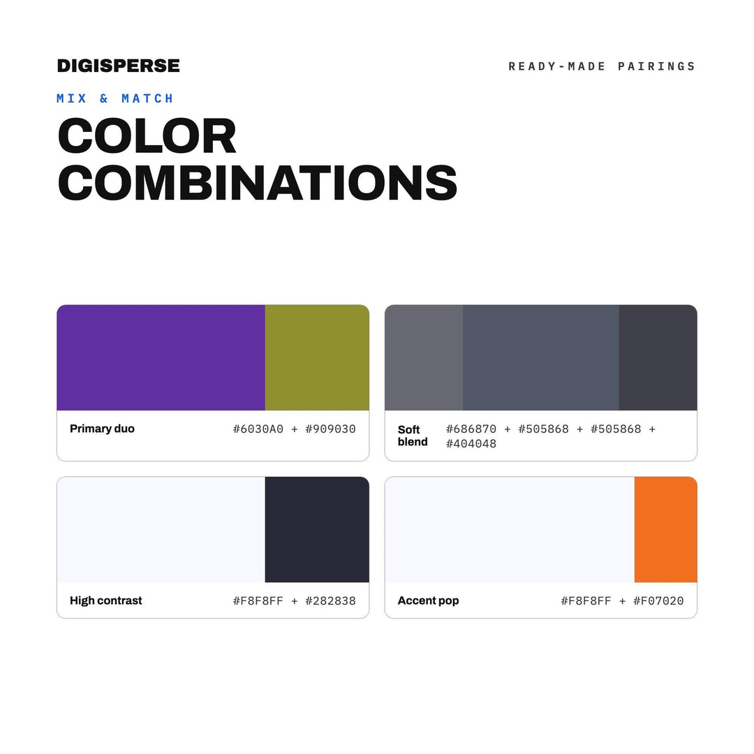 Thunder After Heat Color Palette | 30 Procreate Swatches, ASE (Digital Download)