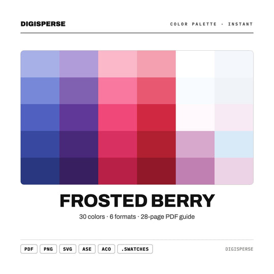 Frosted Berry color palette — main preview