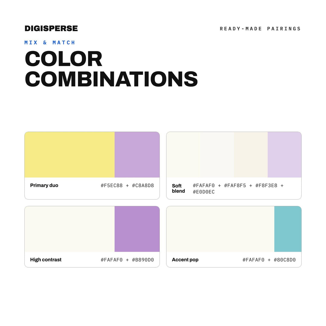 Easter Morning Color Palette | 30 Colors | Hex RGB CMYK | Procreate Swatches + ASE | Digital Download