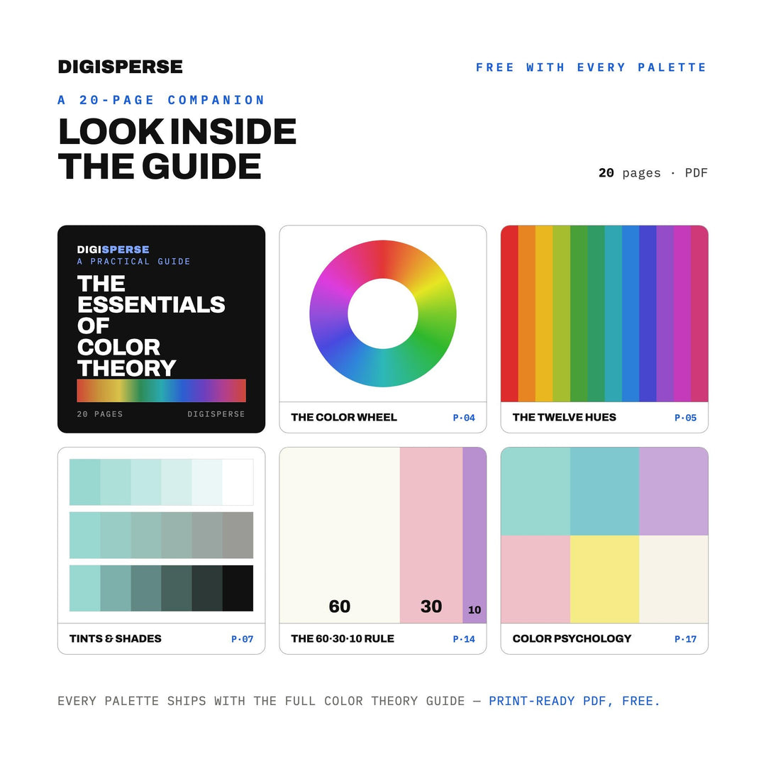 Easter Morning Color Palette | 30 Colors | Hex RGB CMYK | Procreate Swatches + ASE | Digital Download