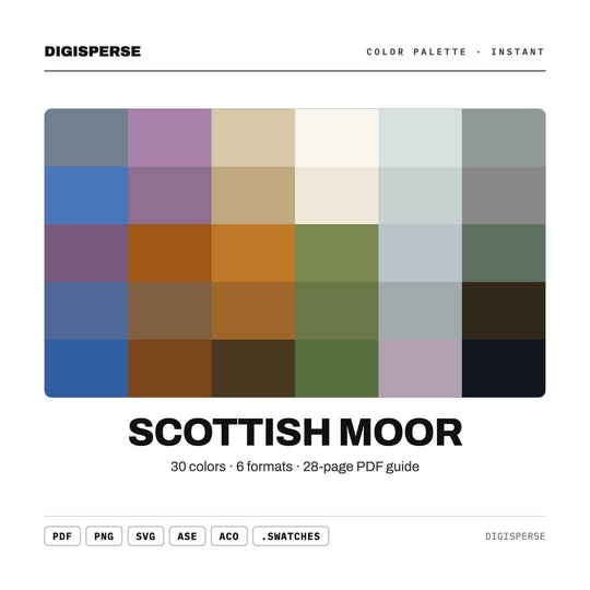 Scottish Moor color palette — main preview