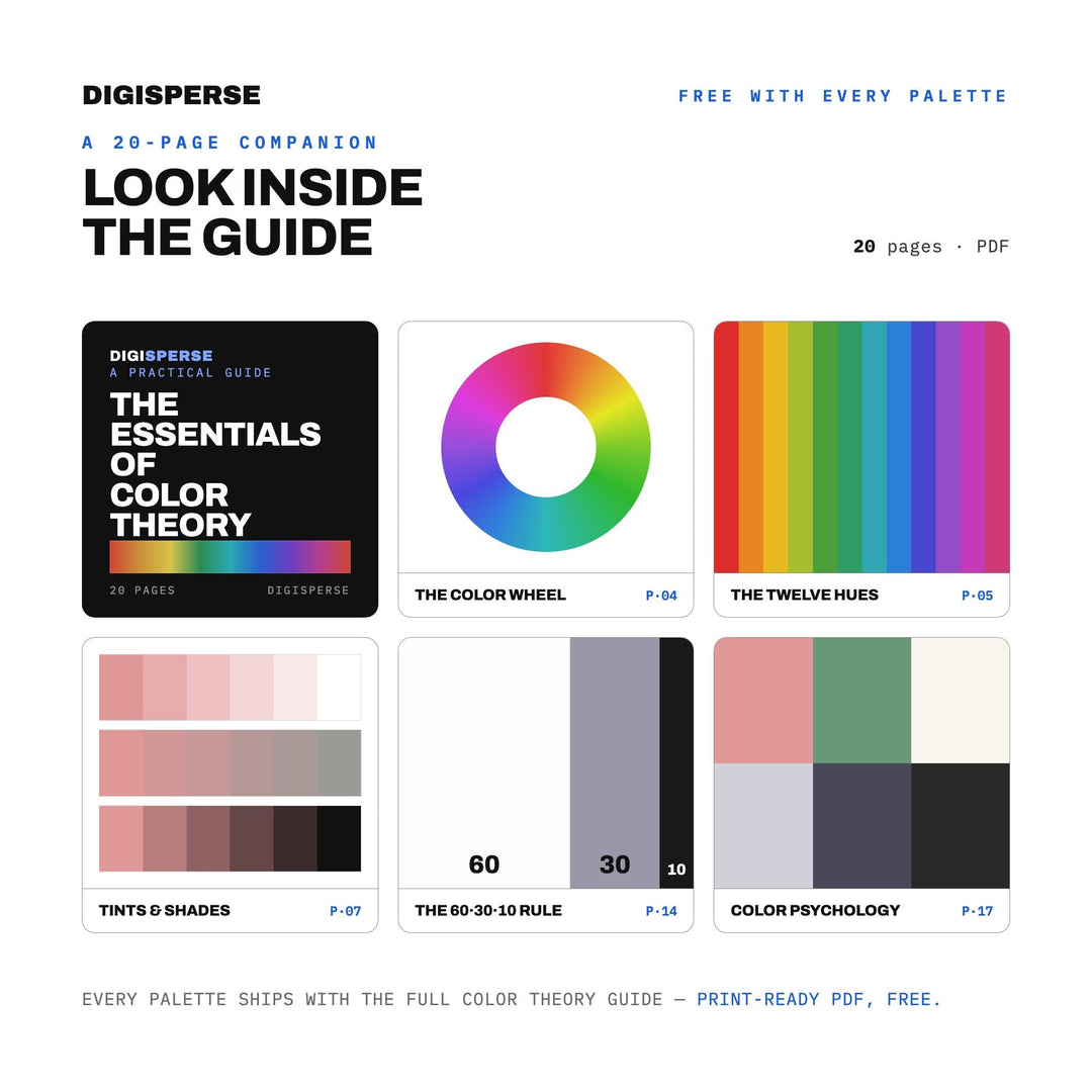 Yoga Morning Flow Color Palette | 30 Colors | Hex RGB CMYK | Procreate Swatches + ASE | Digital Download