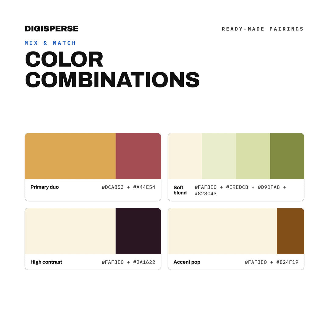 Poached Pear Color Palette | 30 Colors | Hex RGB CMYK | Procreate Swatches + ASE | Digital Download