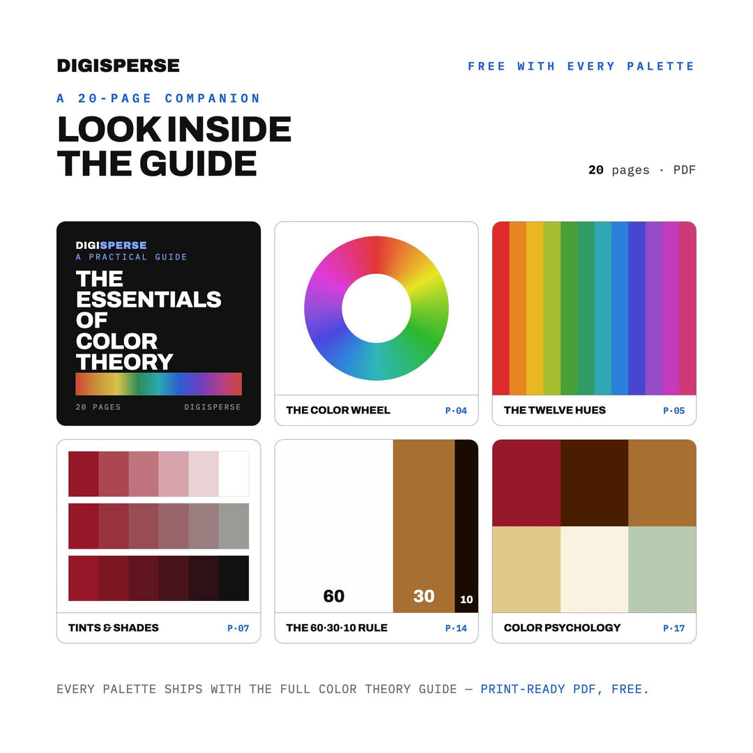 Librarian Chic Color Palette | 30 Colors | Hex RGB CMYK | Procreate Swatches + ASE | Digital Download