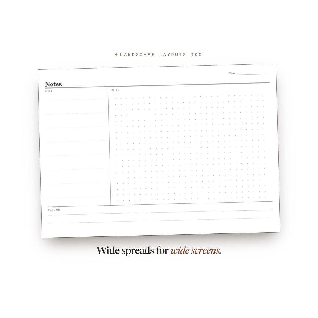 Cornell Dotted printable planner insert — preview image 15 of 20