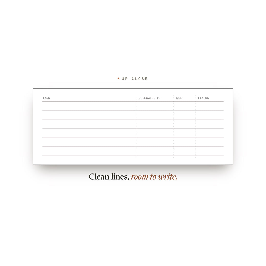 Delegation Log Planner Insert | Project Planner | GoodNotes iPad PDF | Digital Download