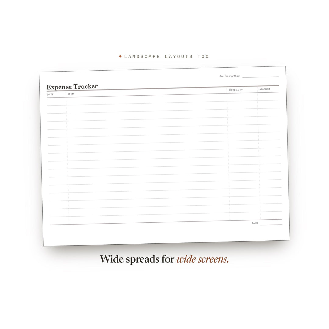 Expense Tracker printable planner insert — preview image 15 of 20
