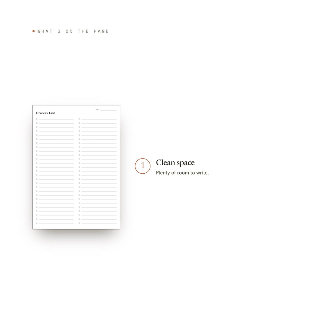 Grocery List printable planner insert — preview image 8 of 20
