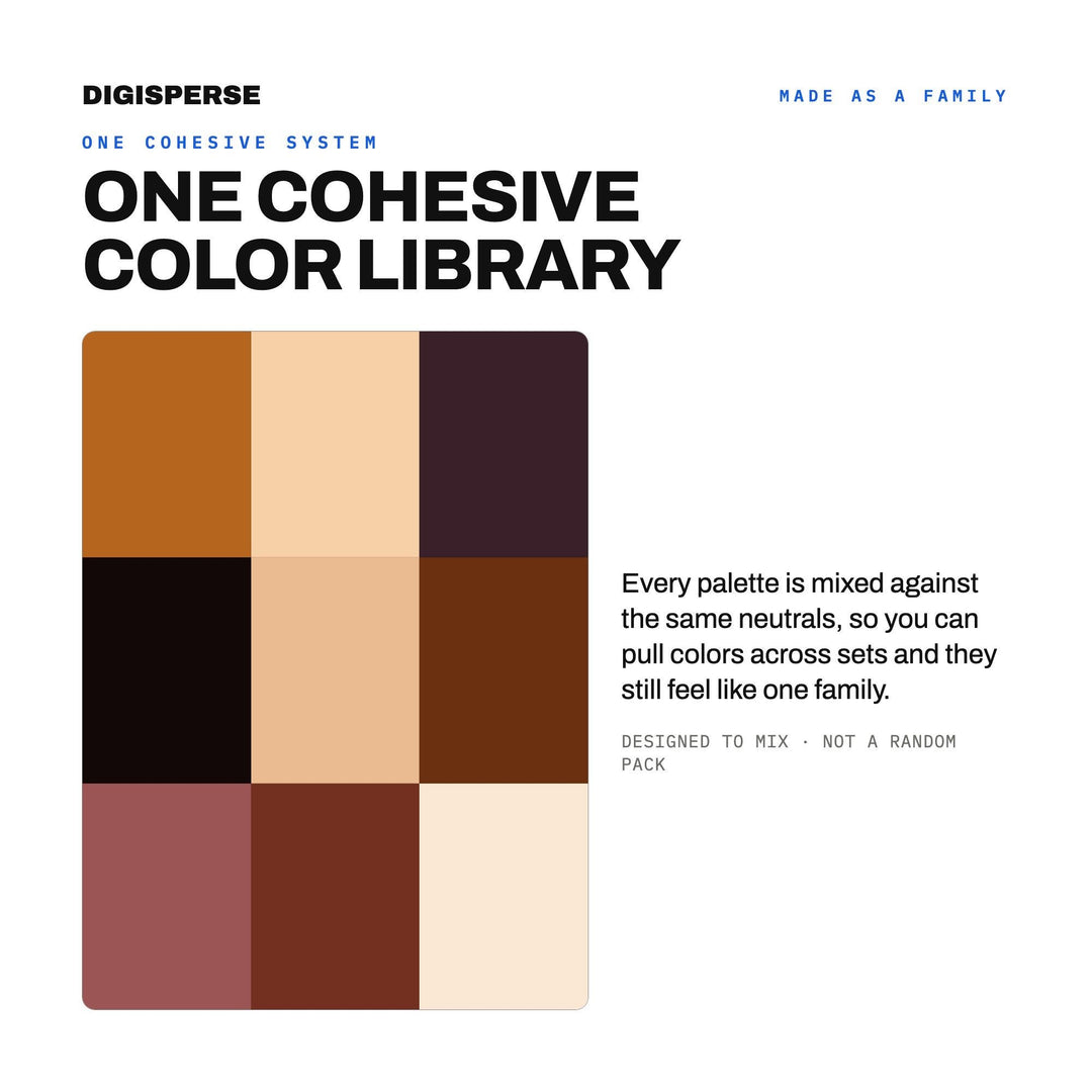 Skin Tone Color Palette Bundle for Portrait Artists | 4 Palettes, 120 Swatches | Procreate, Photoshop & Illustrator | Digital Download