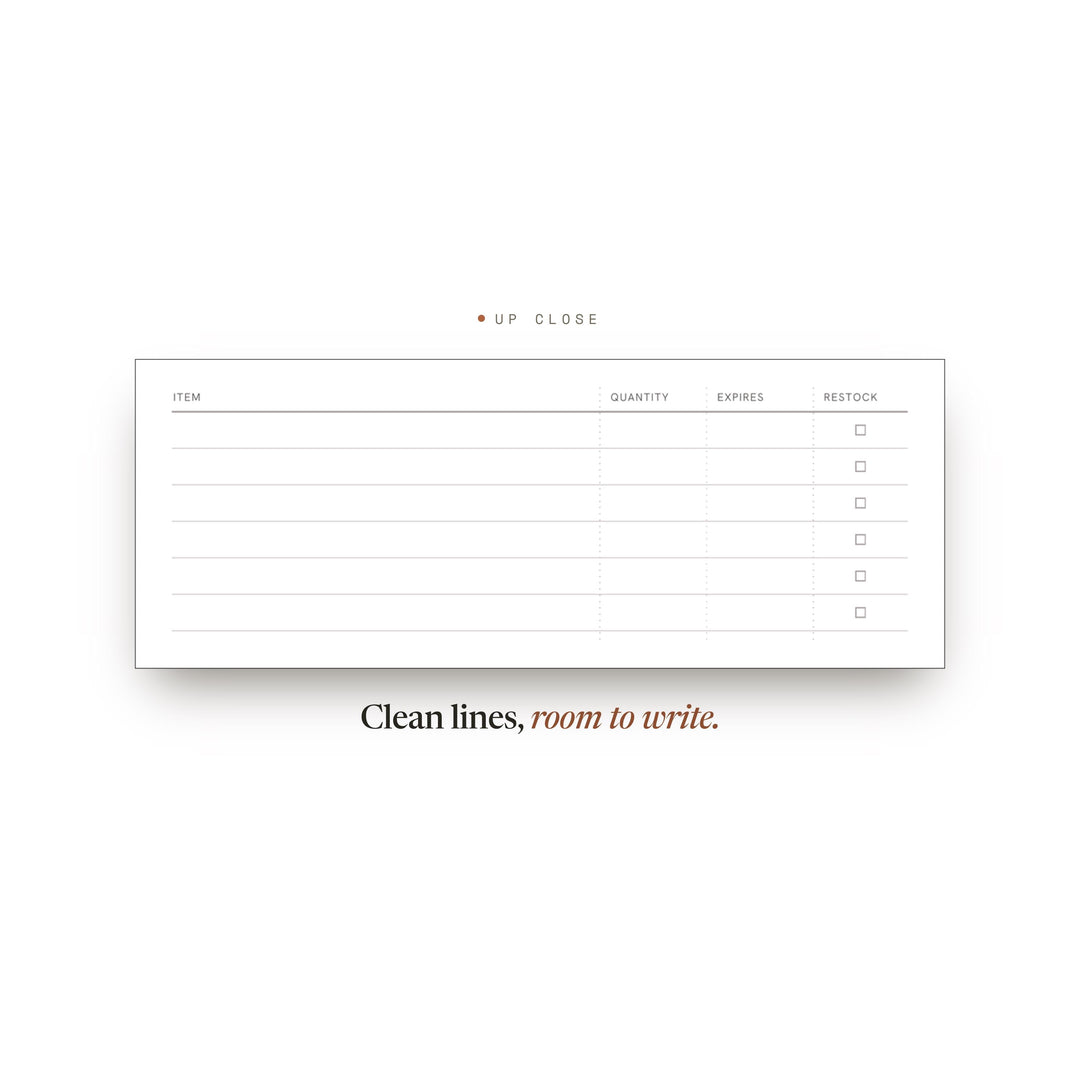 Pantry Inventory Planner Insert | Home Planner | GoodNotes iPad PDF | Digital Download