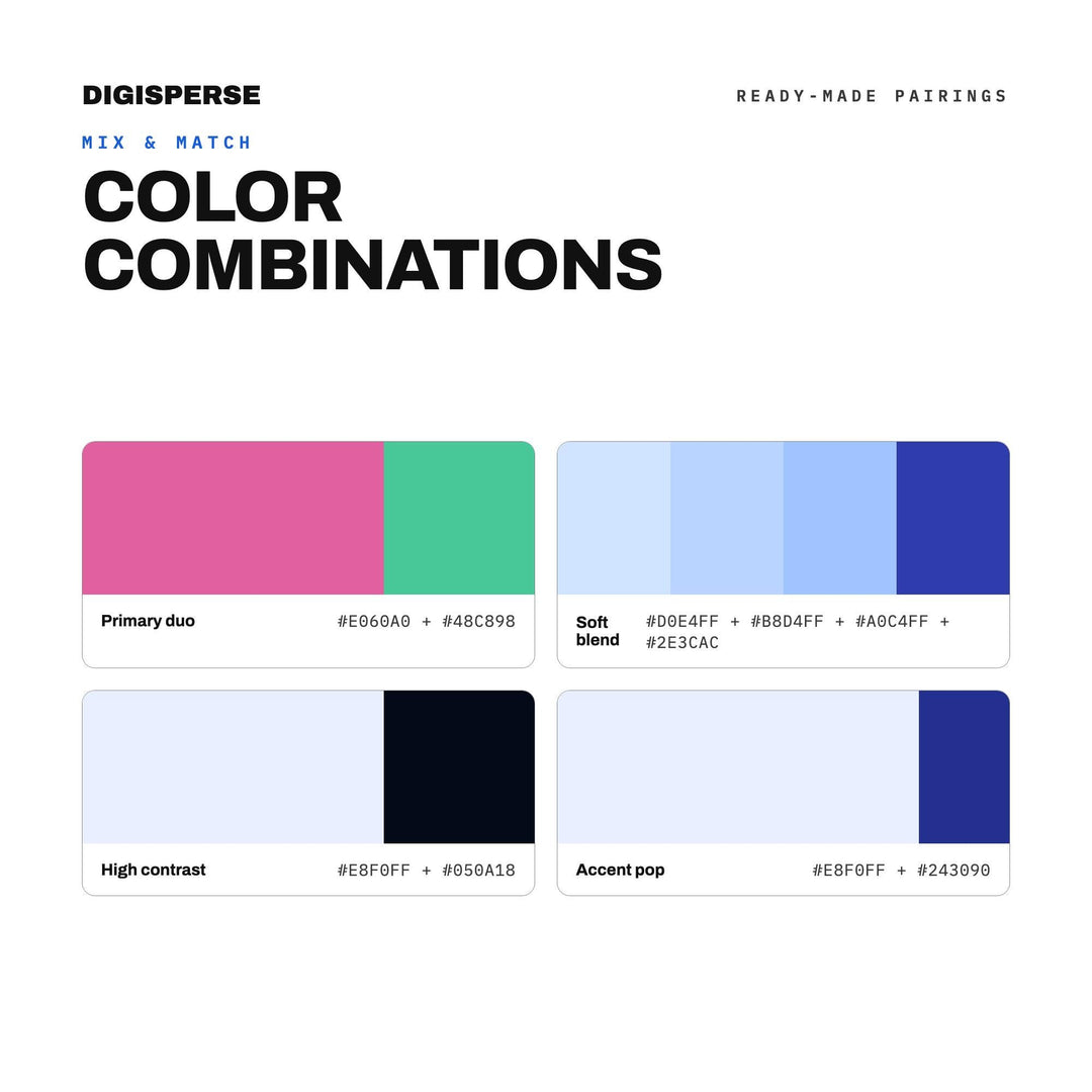 Aurora Australis Color Palette | 30 Procreate Swatches, ASE Guide (Digital Download)