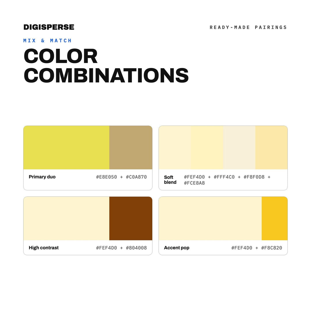 Candied Ginger Color Palette | 30 Procreate Swatches, HEX, RGB, CMYK (Digital Download)