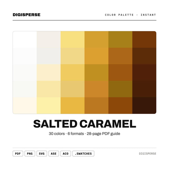 Salted Caramel color palette — main preview