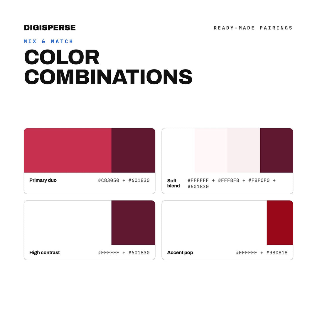 Cherry Compote Color Palette | 30 Colors | Hex RGB CMYK | Color Guide | Procreate Swatches + ASE | Digital Download