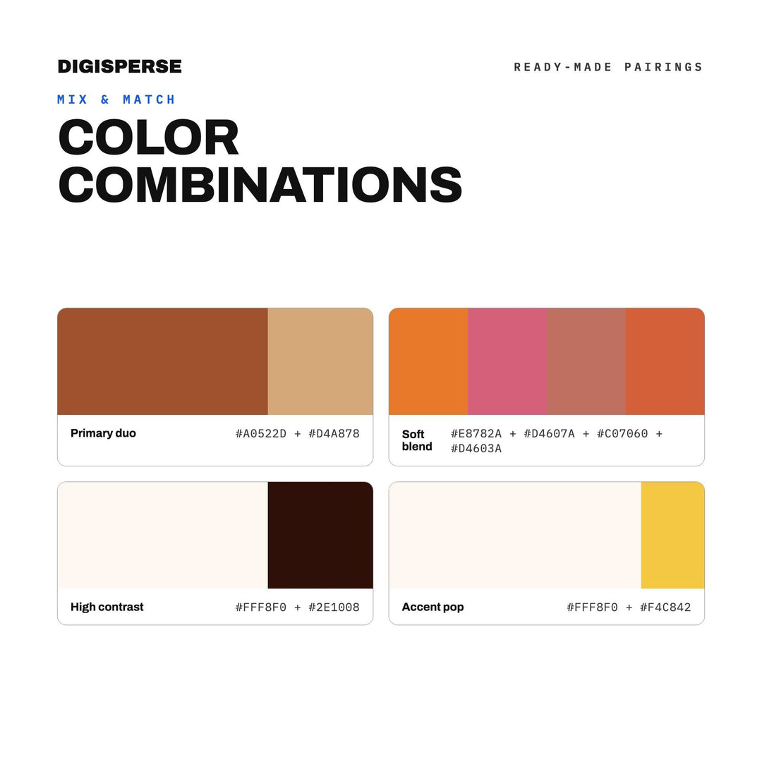 Warm Autumn Color Palette for Thanksgiving Baking Art and Cozy Kitchen Branding, 30 Harvest Pie Hues, Procreate Swatches
