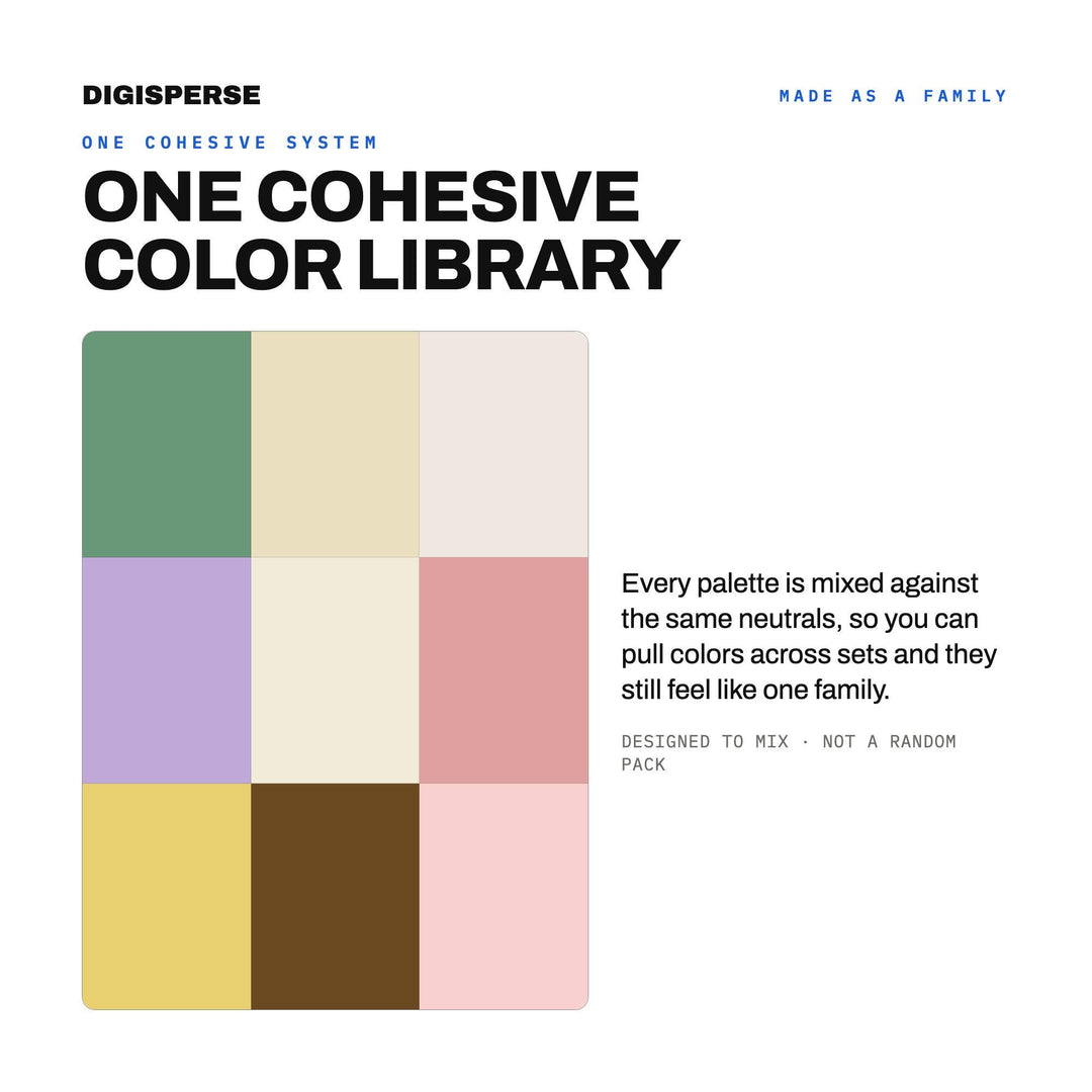 Cozy Morning Color Scheme Set, 8 Slow Sunrise Palettes for Lifestyle Blogs, Breakfast Cafe Branding and Calm Home Office Decor