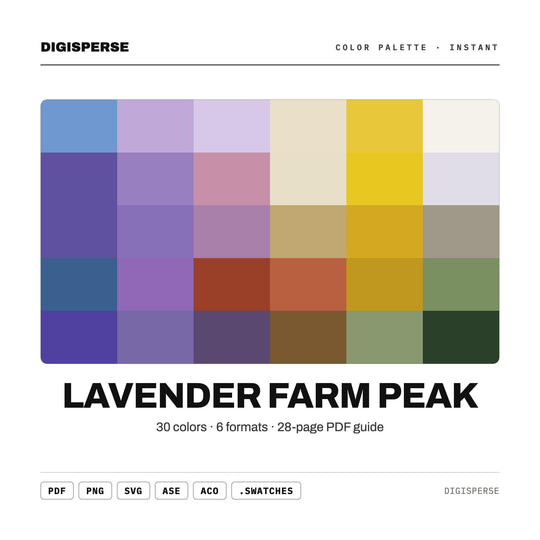 Lavender Farm Peak color palette — main preview
