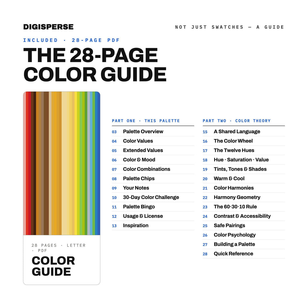 Golden Retriever Summer Color Palette | 30 Procreate Swatches, ASE (Digital Download)