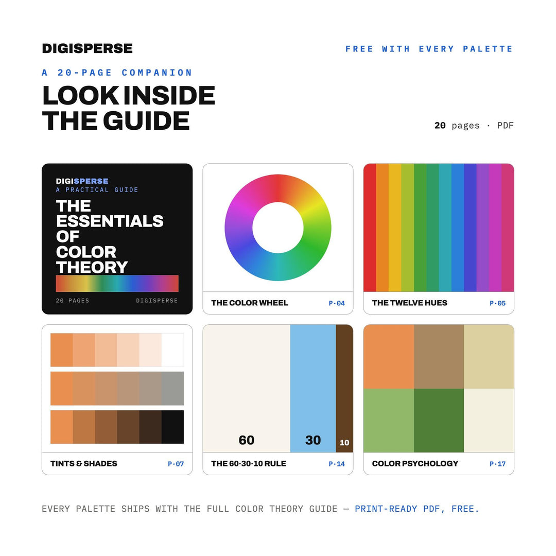 Hammock Siesta Color Palette | 30 Colors | Hex RGB CMYK | Procreate Swatches + ASE | Digital Download